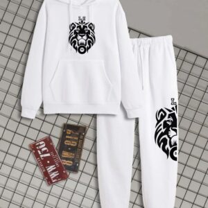 2 piece white tracksuit